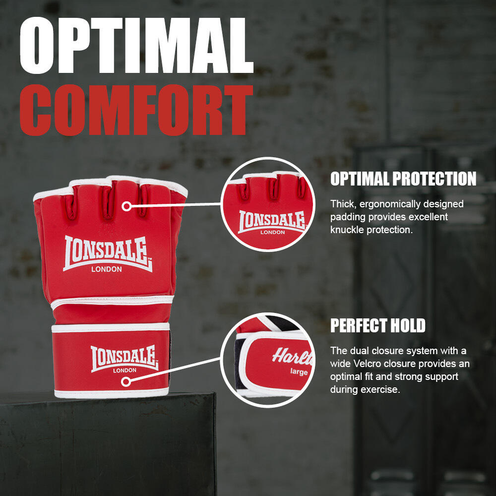 guantes de entrenamiento mma Lonsdale Harlton 6/7
