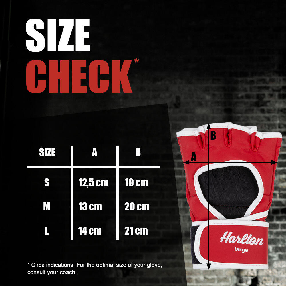 guantes de entrenamiento mma Lonsdale Harlton 7/7