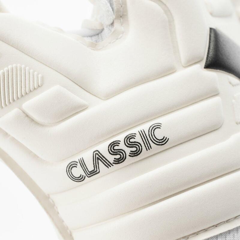 Gants de Gardien de But Football Adulte Classic 1.0 White-Out avec Barrettes