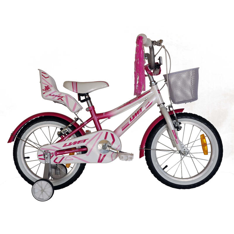 Bicicleta Infantil Paseo Niña Umit Diana Rueda 12" Rosa