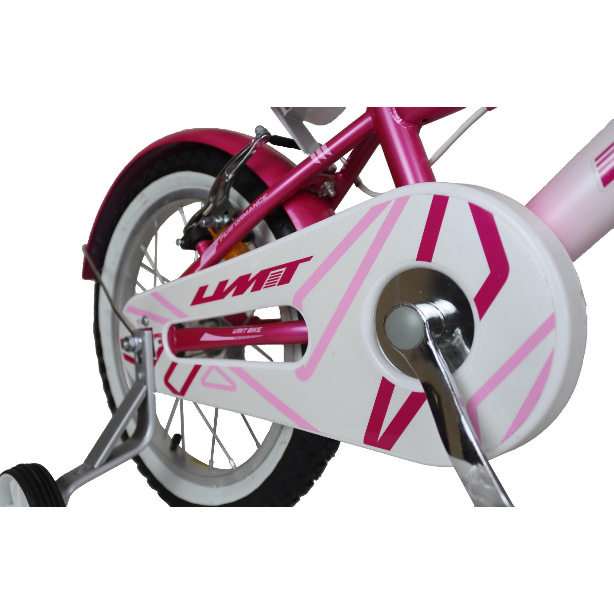 Umit Diana Children's Bicycle Girl's Ride Wheel 12" Pink 3/4