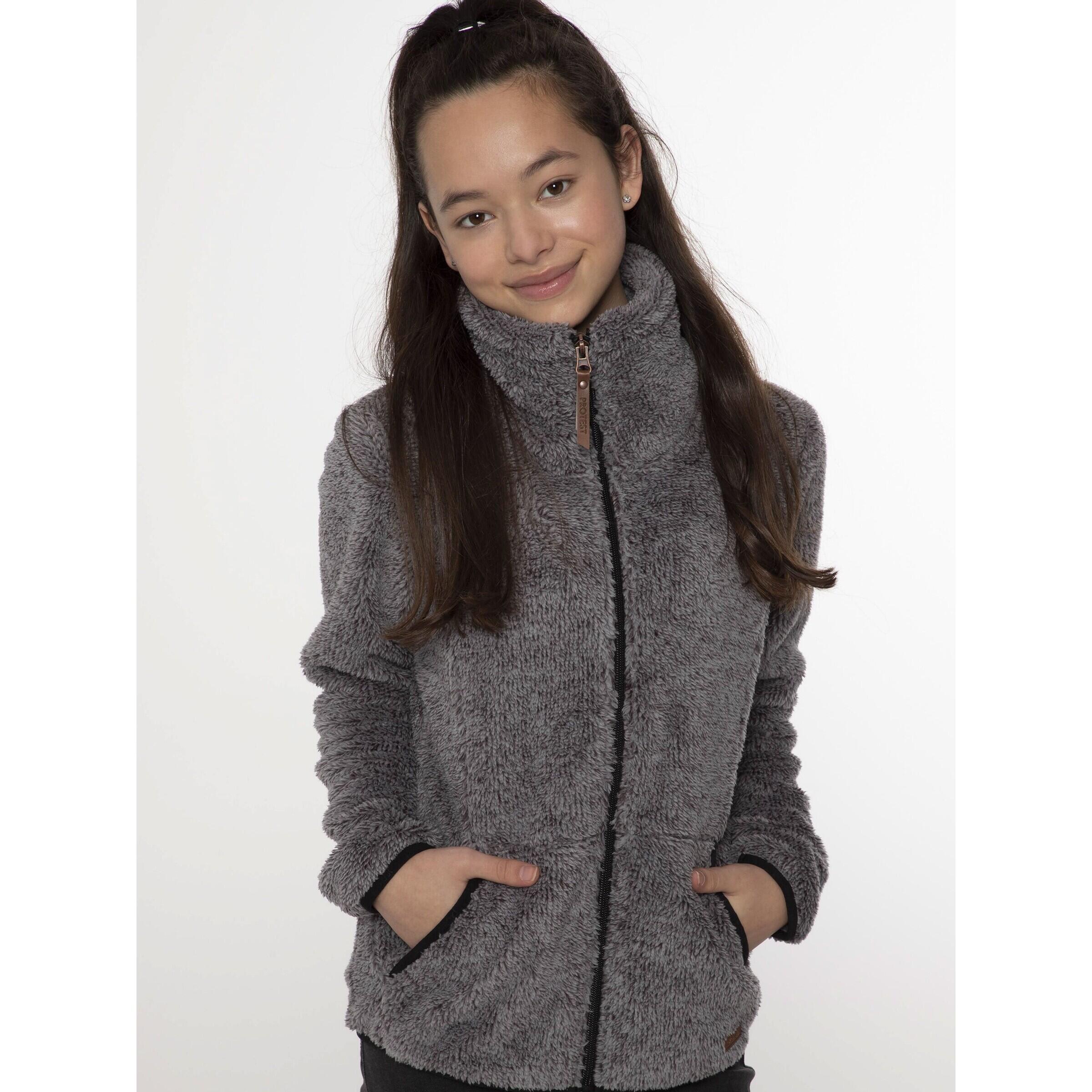 Pile full-zip da bambina Protest Riri 4/4