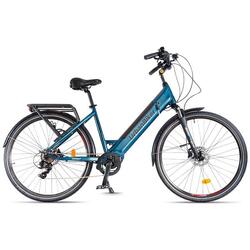 Urbanbiker Elektrische Stadsfiets Sidney PLUS, Blauw 28", Motor 250W, 540Wh 15Ah
