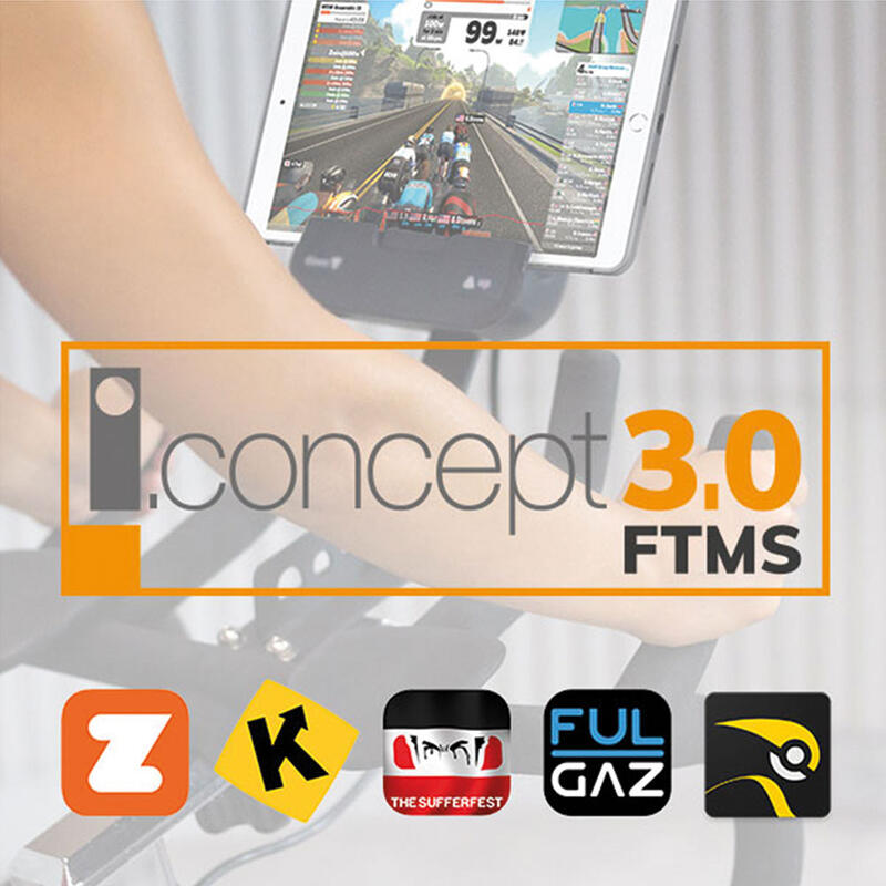 Cyclette I.TFB MED H862BIH + supporto universale per Smartphone/Tablet