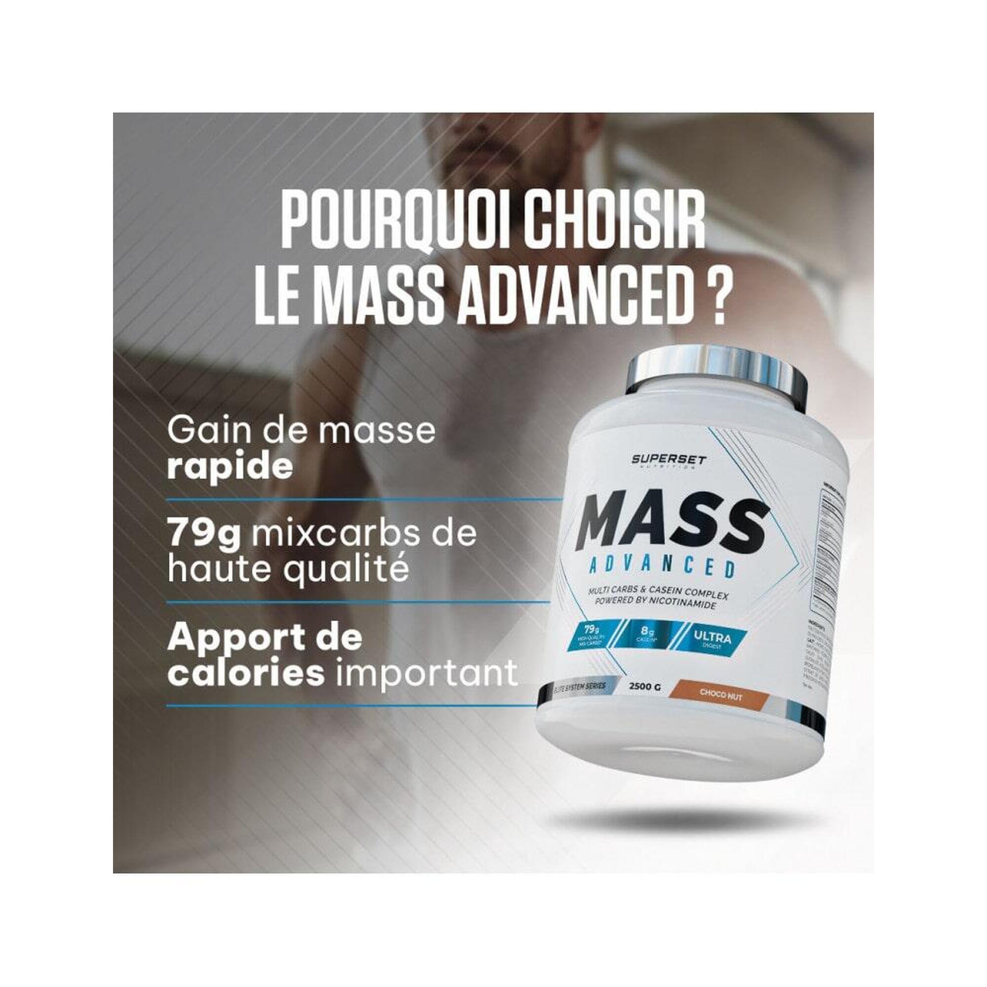 MASS ADVANCED (2,5kg) | Fraise Yogourt