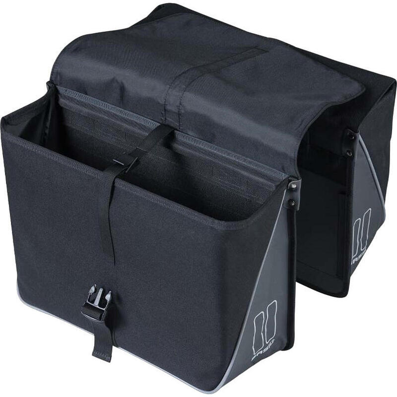 Dubbele Fietstas Forte 35 Liter 41 X 15 X 34 Cm - Zwart