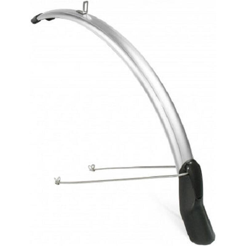 Eurofender voorspatbord Scatto 26-28 inch 51 mm zilver