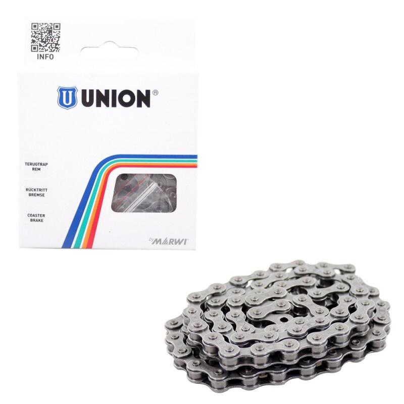 Bicycle Chain Union 747 1 2x1 8 112l noir 3/4