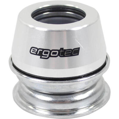 Ergotec balhoofdset 1 1/8" - semi-geïntegreerd aluminium - zilver