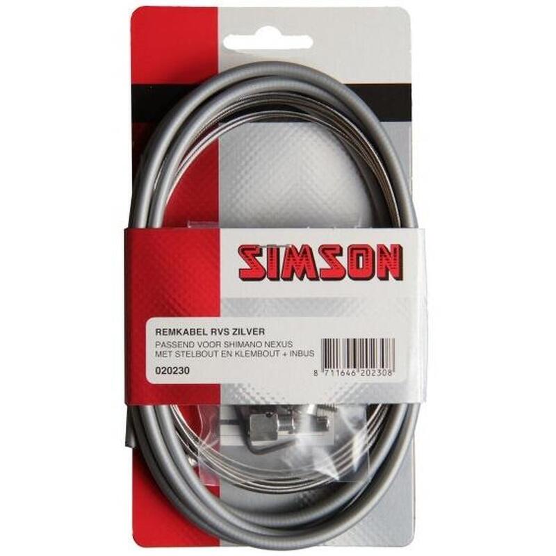 Simson Kit frein Nexus rouleau frein 2250/1700 mm gris / argent