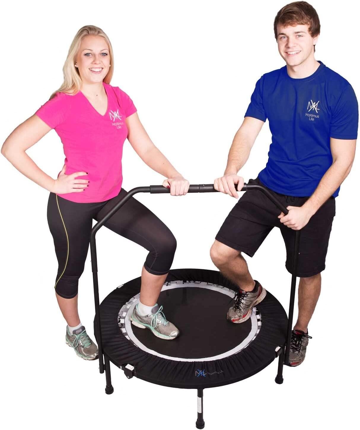 Maximus Pro Folding Indoor Mini Trampoline 2/6