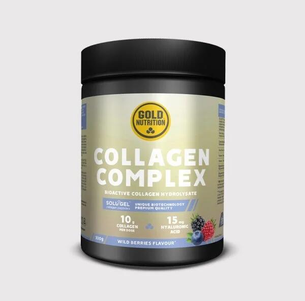 GOLD NUTRITION SUPLEMENTO NUTRICIONAL COLLAGEN COMPLEX FRUTOS SILVESTRES - 300 G