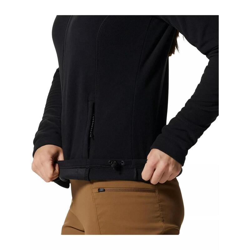 Fleecepullover Microchill 2.0 Jacket Damen - Schwarz