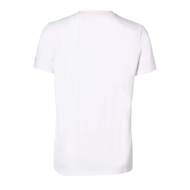 T-Shirt em Algodão de Fitness Homem KAPPA GRAMI. Branco