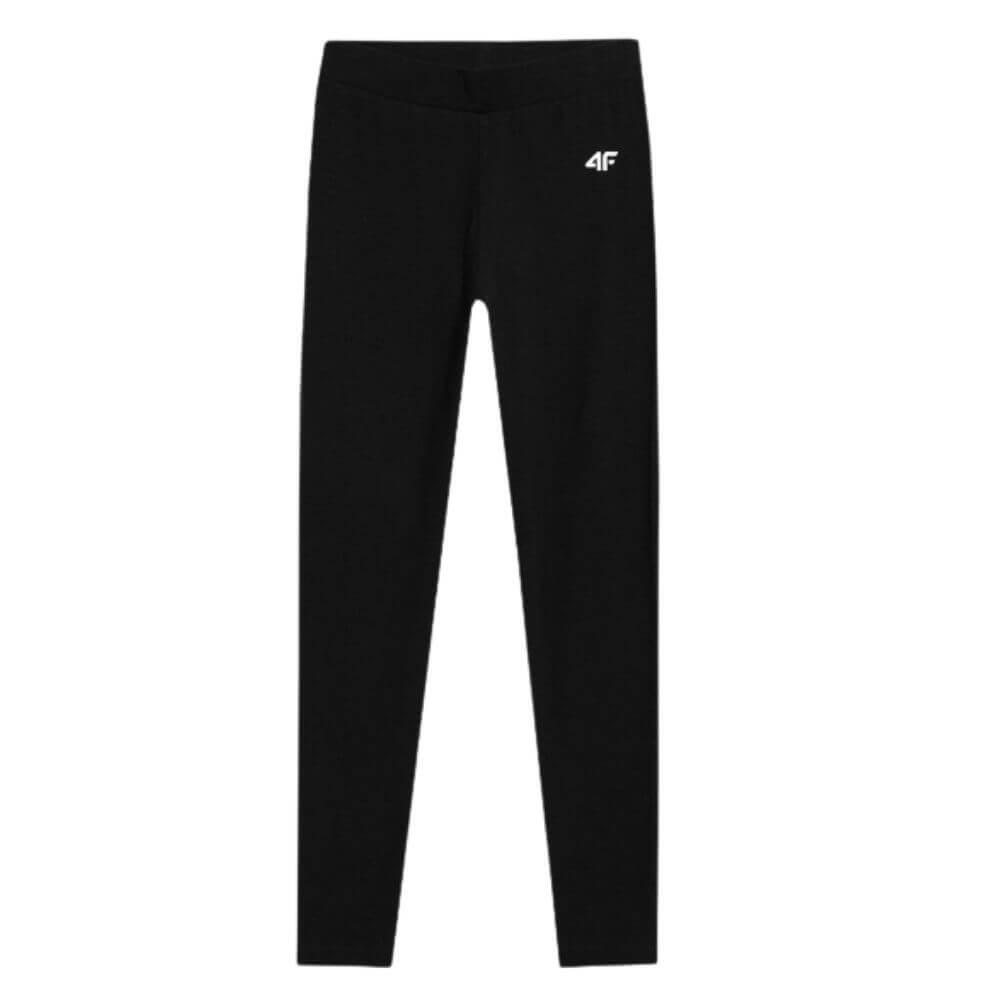 Mallas leggings DE PUNTO NIÃ‘A 4F. Negro. 4FJSS23TTIGF038 4/4