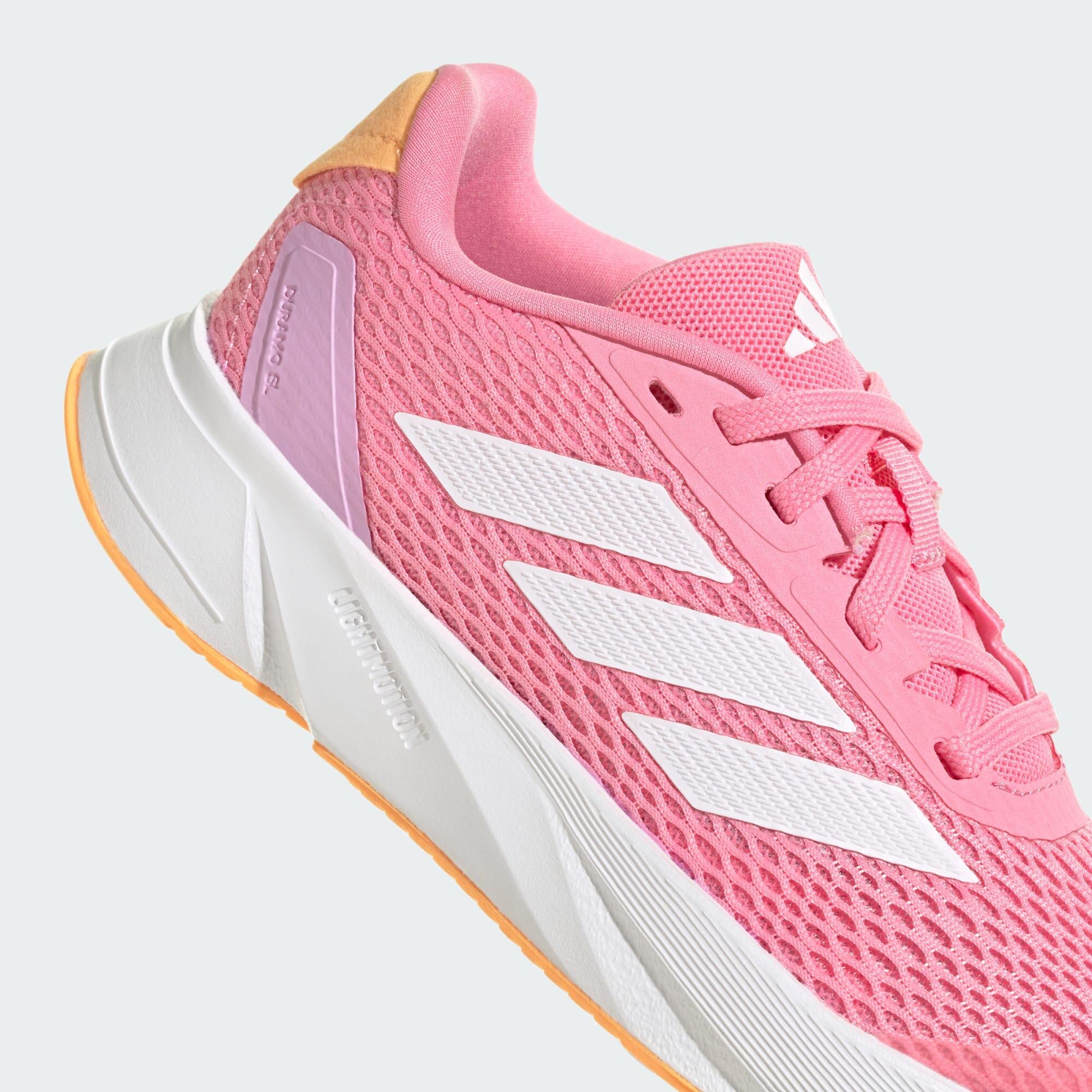 adidas Duramo SL Bliss Pink Cloud White Hazy Orange (GS) — photo 7