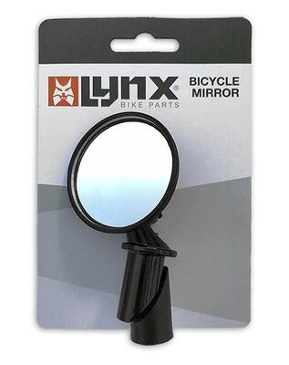 Lynx Specchio bici Bar-End regolabile 360° (172–22 mm).