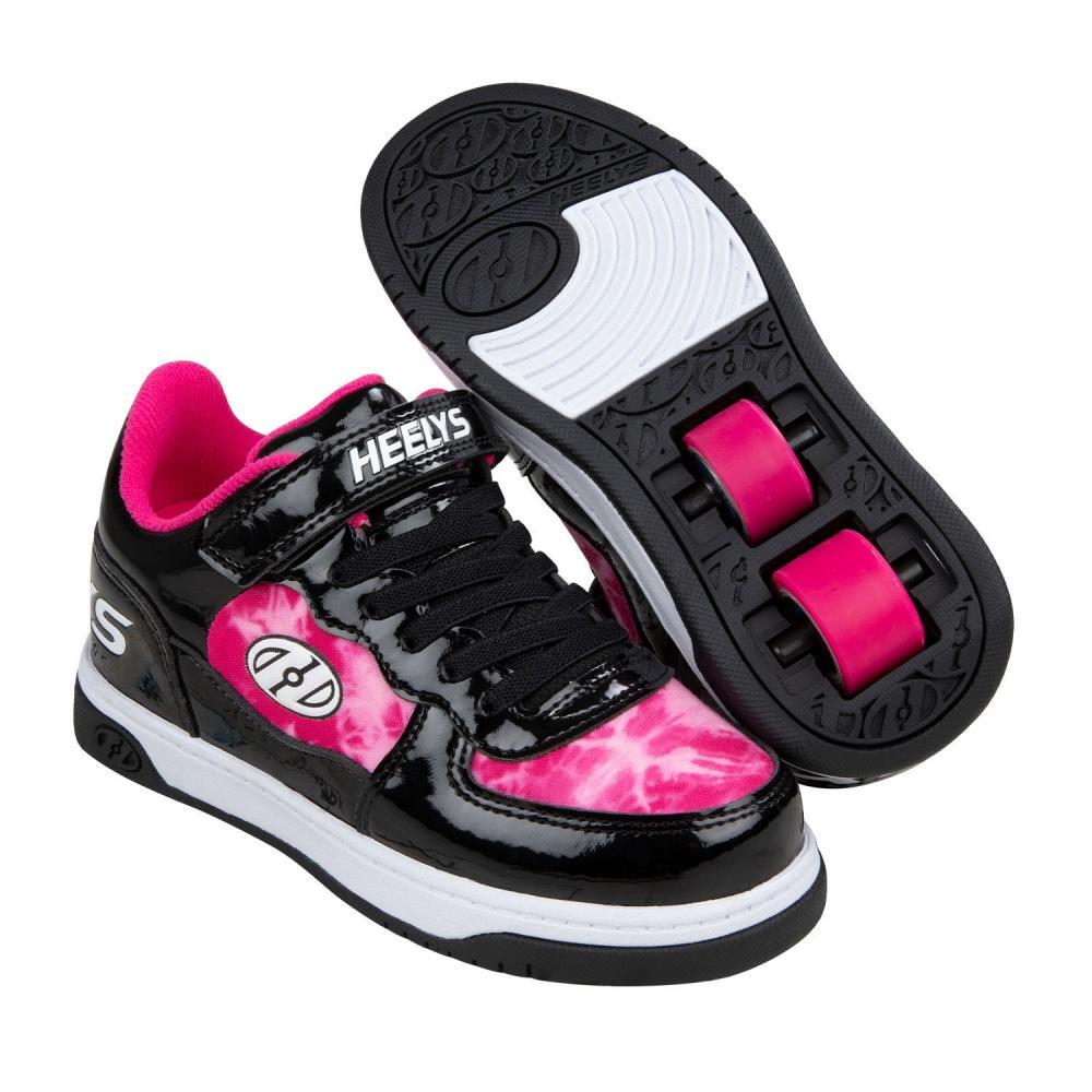 HEELYS Reserve Low Black/Pink/White Kids Heely X2 Shoe