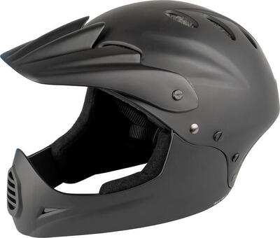 M-wave downhill fietshelm unisex matzwart