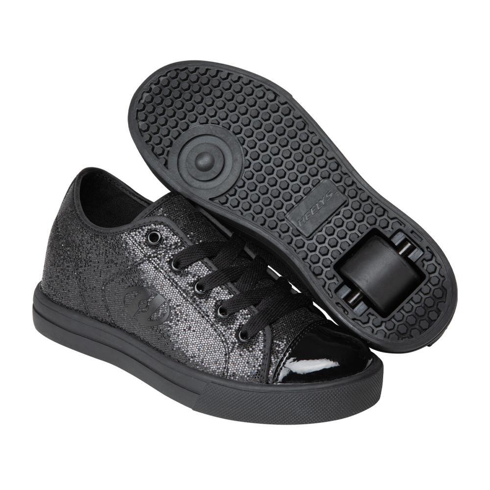 HEELYS Classic Em Black Kids Heely Shoe