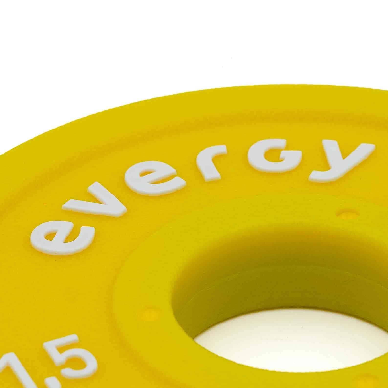 Disco fraccional color élite (pu) evergy 1,5kg musculación 3/5