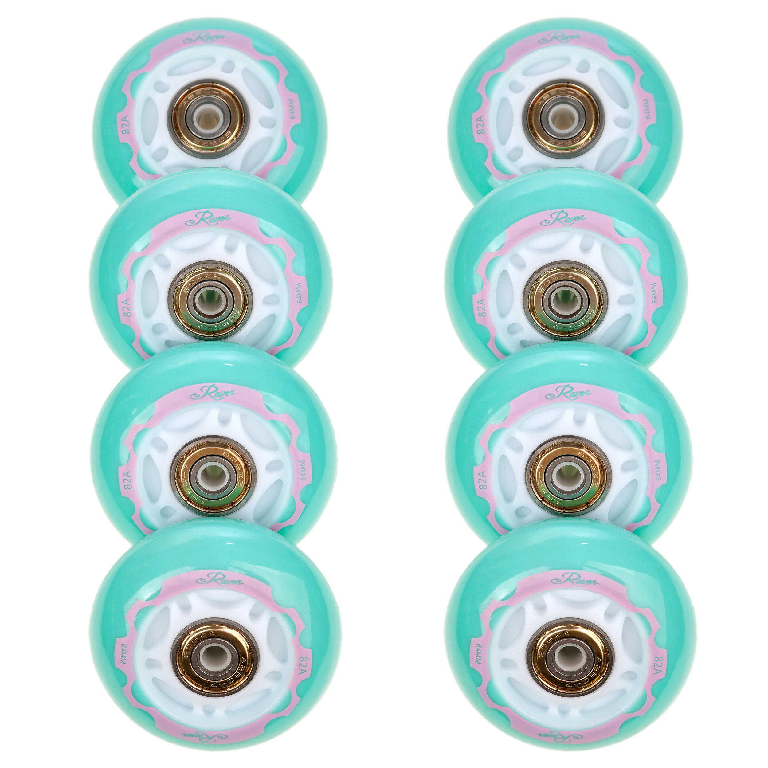 8 ruedas LED luminosas + rodamientos para ruedas Lia PU 2/5