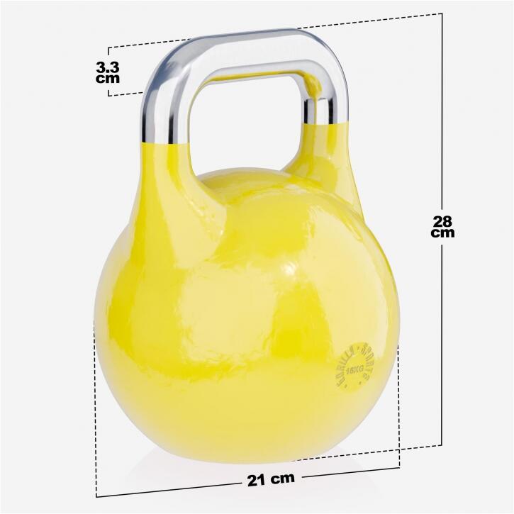 Zestaw kettlebell turniejowych 36 kg - 3 sztuki