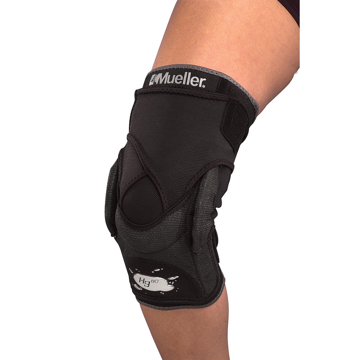 Mueller HG80 Hinged Knee Brace with Kevlar Compression Support (XL) 2/2