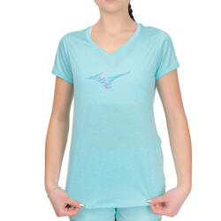 T-shirt Bleu Femme Mizuno Impulse