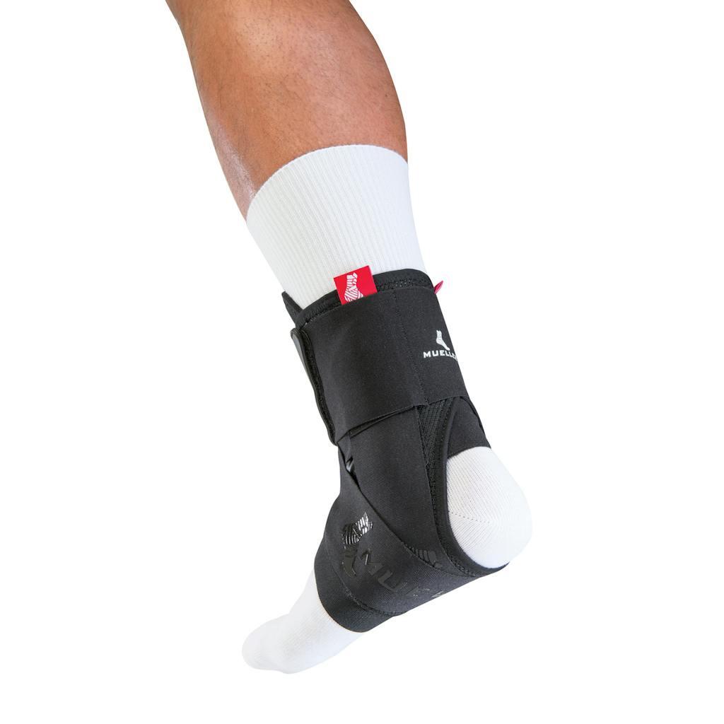 Mueller The One Strapped Ankle Brace for Injuries Grippy & Breathable (XL) 2/6