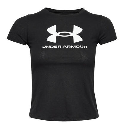 T-Shirt Under Armour Sportstyle Logo Ss, Schwarz, Kinder