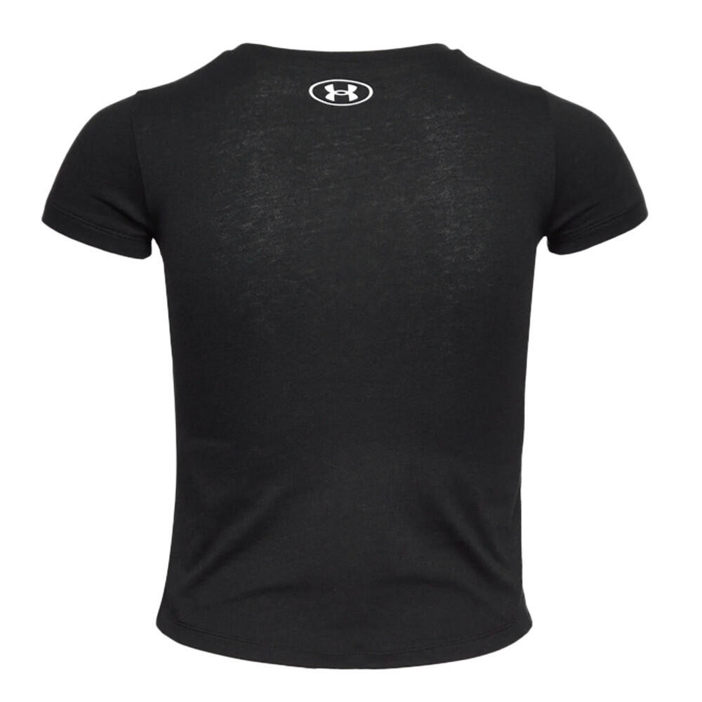 T-shirt Noir Fille Under Armour Sportstyle Logo 2/4