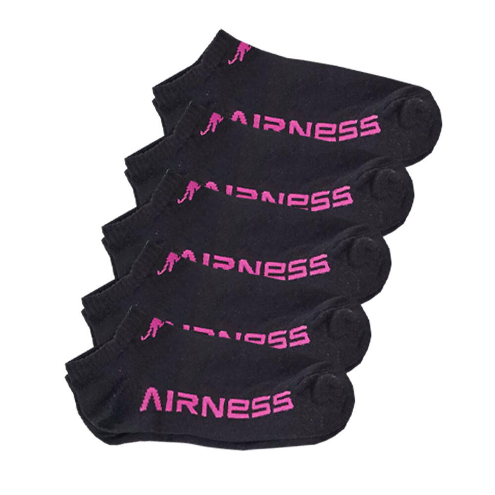 X5 Paires de chaussettes Noir Femme Airness AIRNESS Decathlon