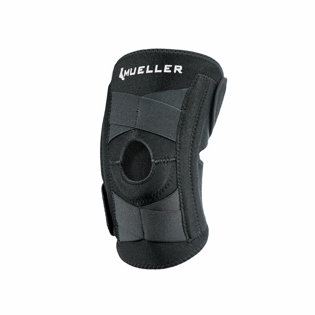 Mueller Self Adjusting Strapped Knee Stabiliser for Injury Recovery 1/7