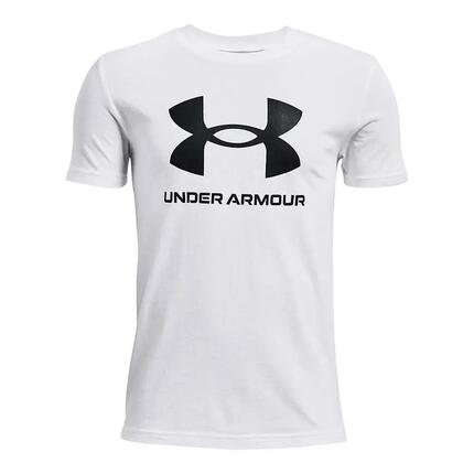T-shirt Blanc Garçon Under Armour Sportstyle