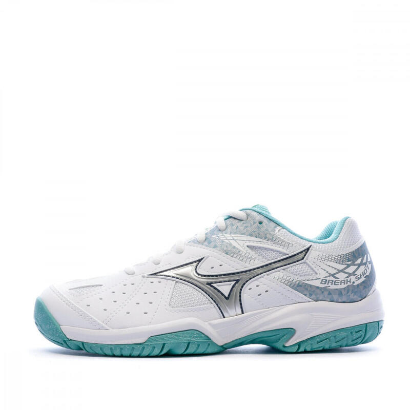 Chaussures de sport blanches femme Mizuno Break Shot 2 AC