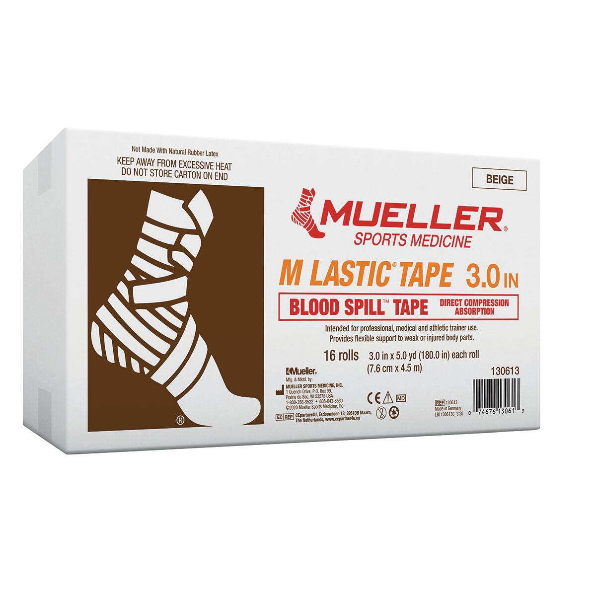 Mueller M Lastic Skin Sensitive Compression Natural Tape 7.5cm X 4.5m (x16) 1/2