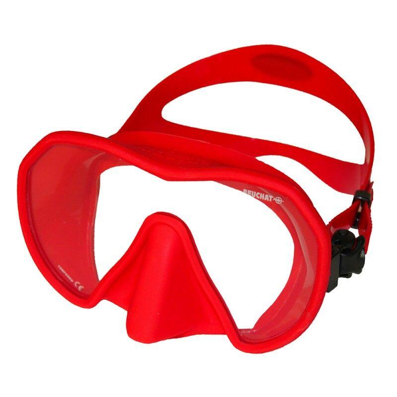 Kit Masque de Plongée Snorkling Adulte Tuba Sac de Transport NOIR et ROUGE  - Piscines (11164416)