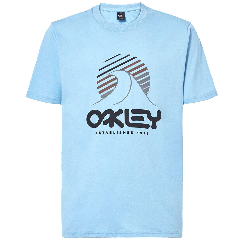 OAKLEY ONE WAVE B1B TEE - Stonewash Blue