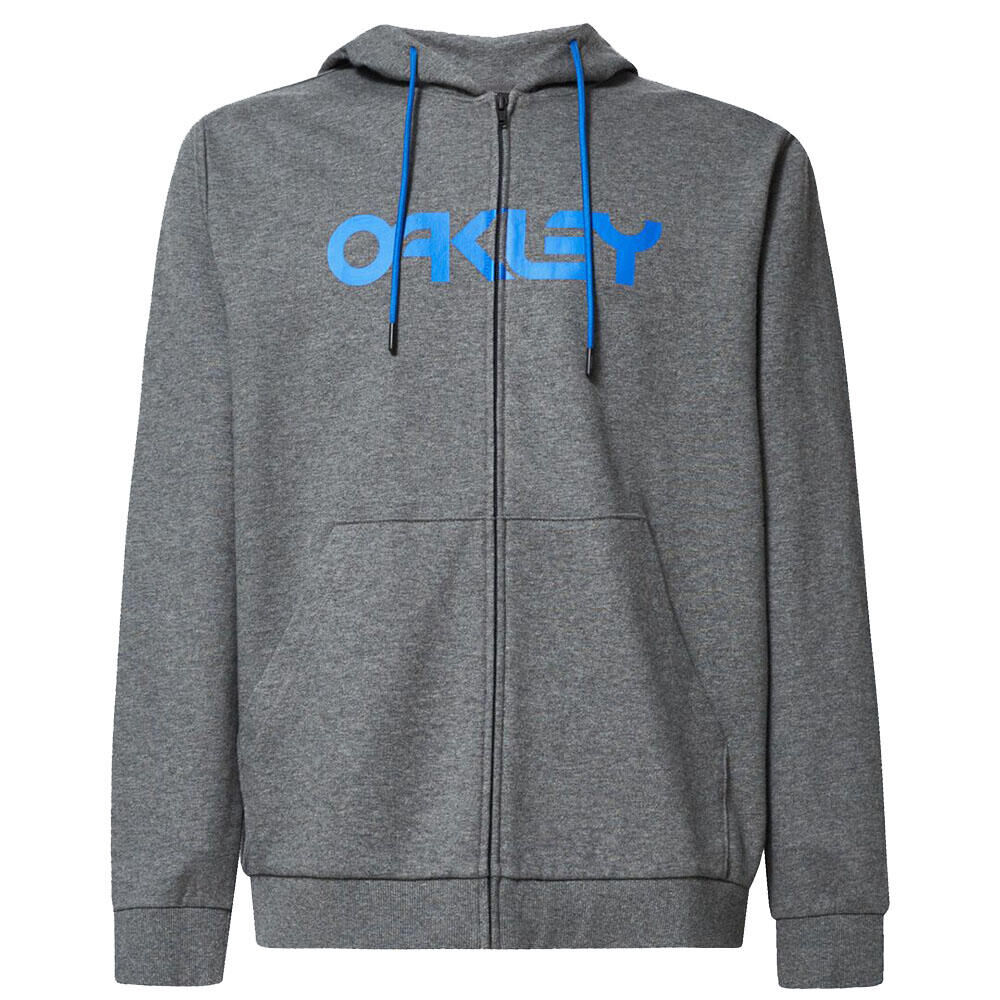 OAKLEY TEDDY FULL ZIP HODDIE - New Athletic Grey/Ozone