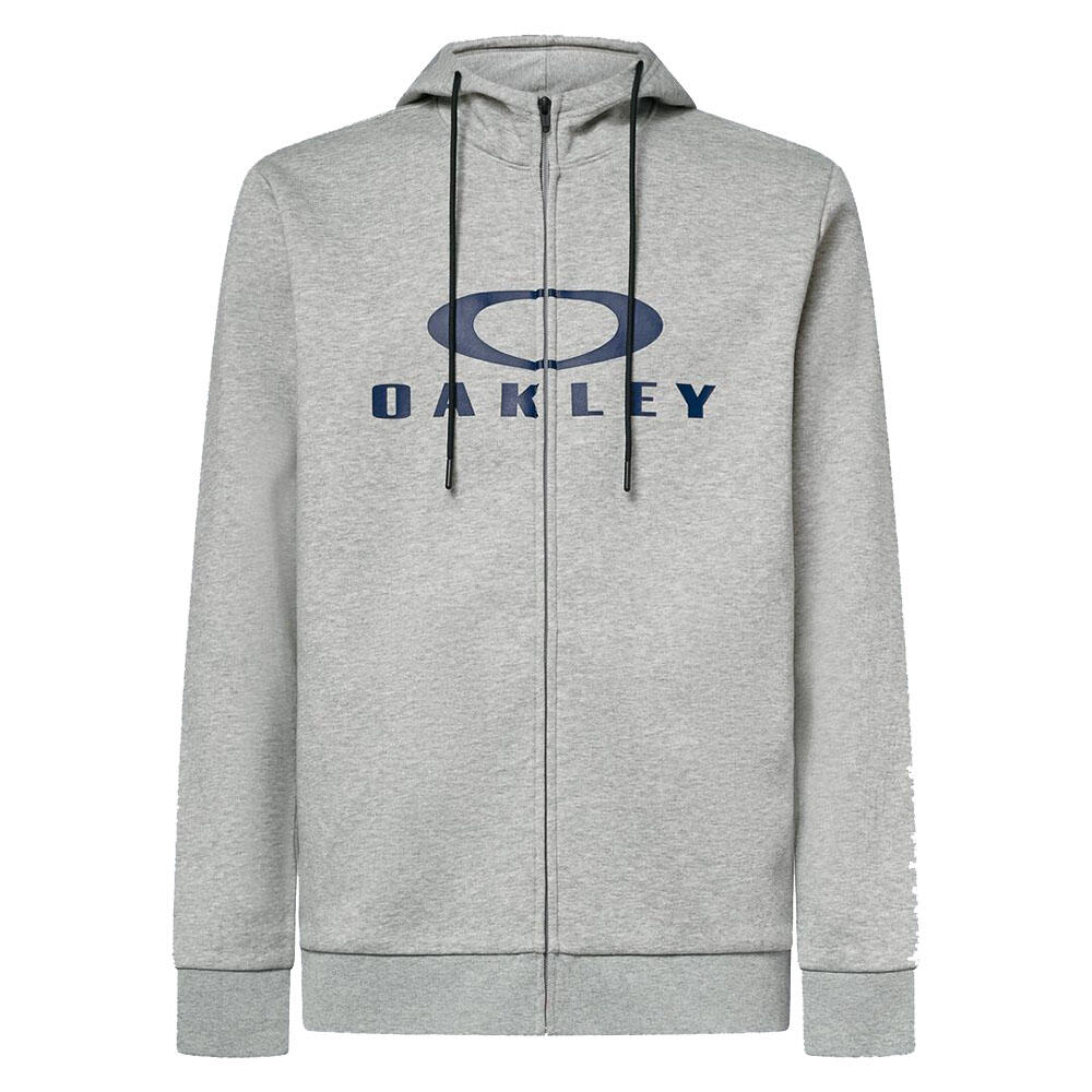 OAKLEY BARK FZ HOODIE 2.0 - New Granite Heather/Fathom