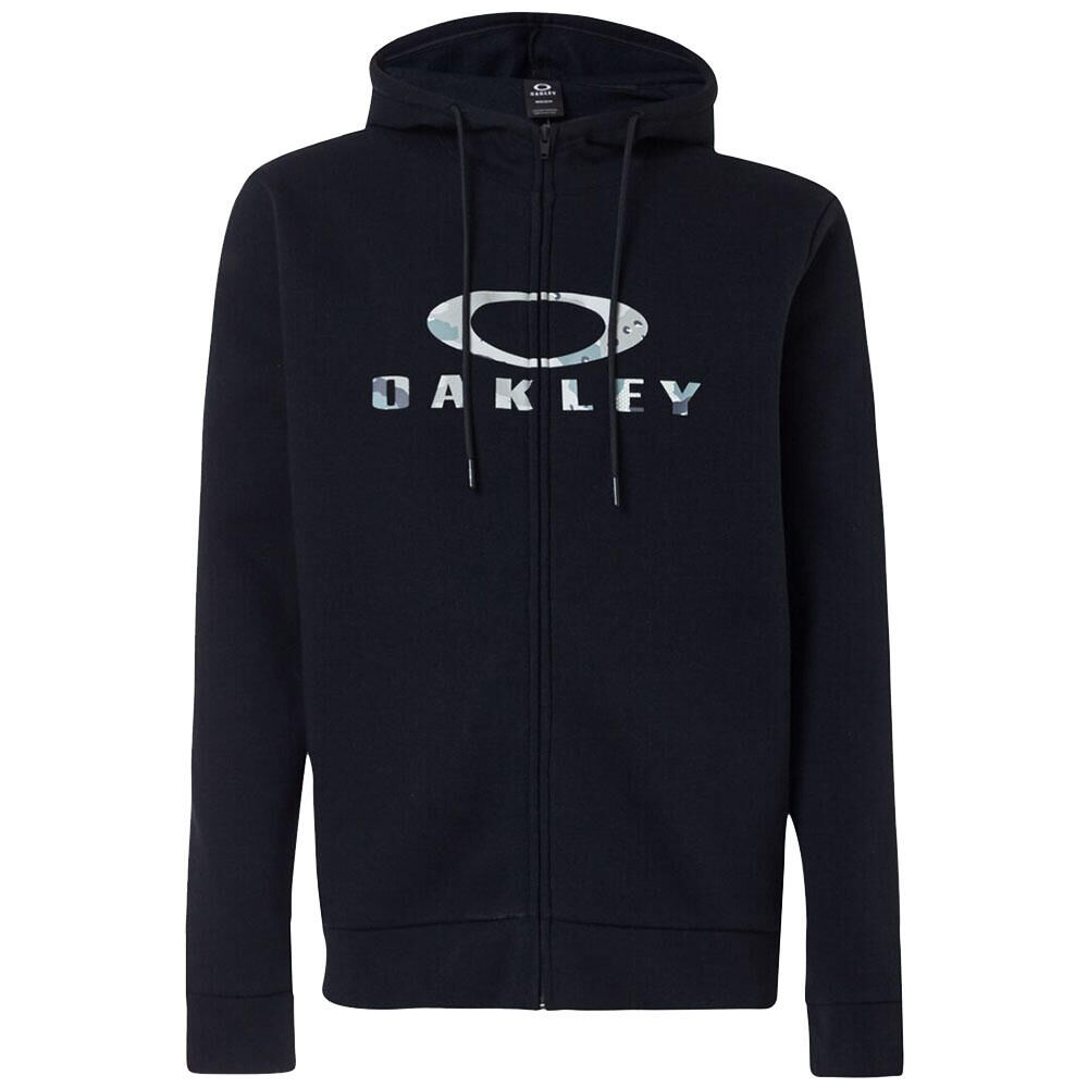 OAKLEY BARK FZ HOODIE 2.0 - Black/Camo Grey