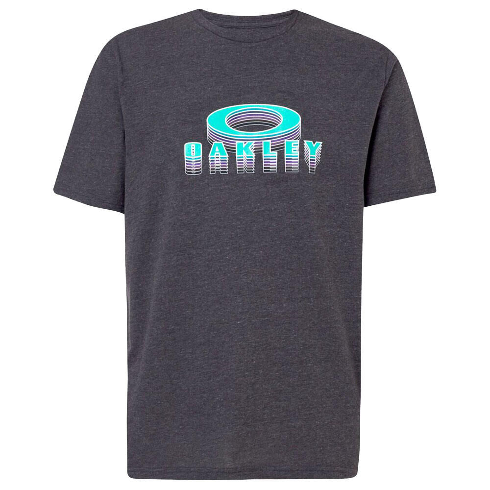 OAKLEY 3D REPEAT BARK TEE - Dark Grey Heather