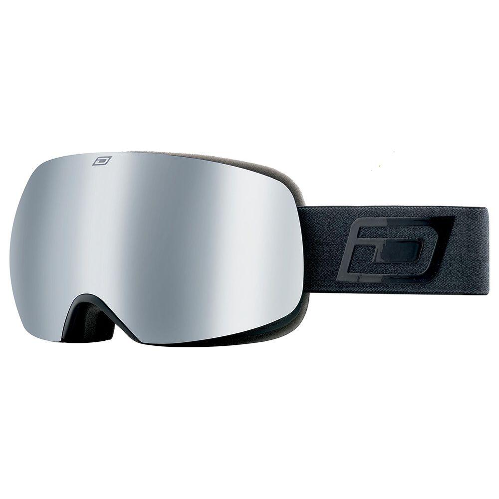 DIRTY DOG OMEN Unisex Snow Goggles - Black/Black Mirror