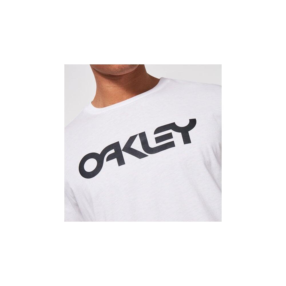 OAKLEY Oakley MARK II L/S TEE T-SHIRT - White/Black