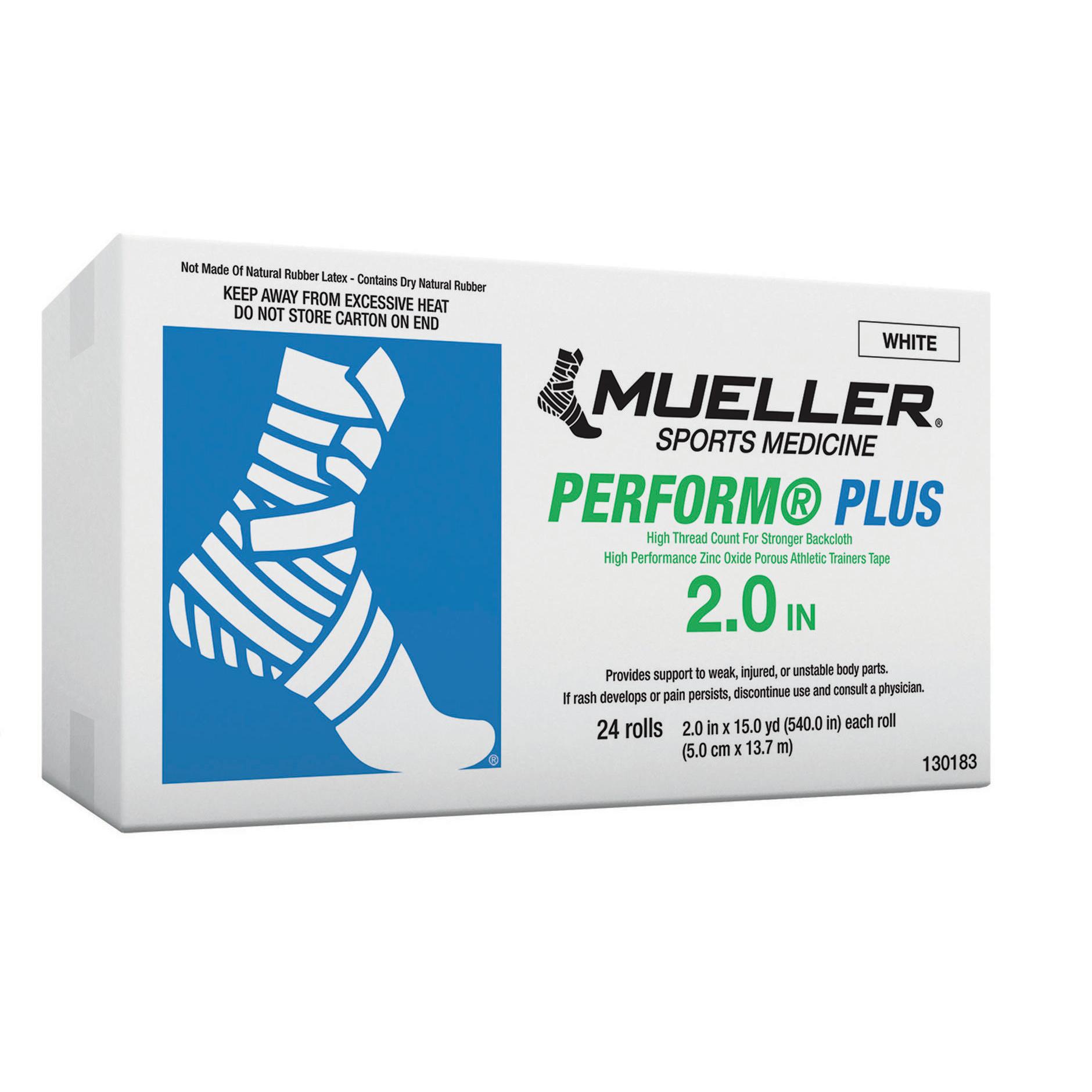 Mueller Perform Plus Kinesiology Muscle Support Tape 3.8cm x 13.7m - x24 1/3