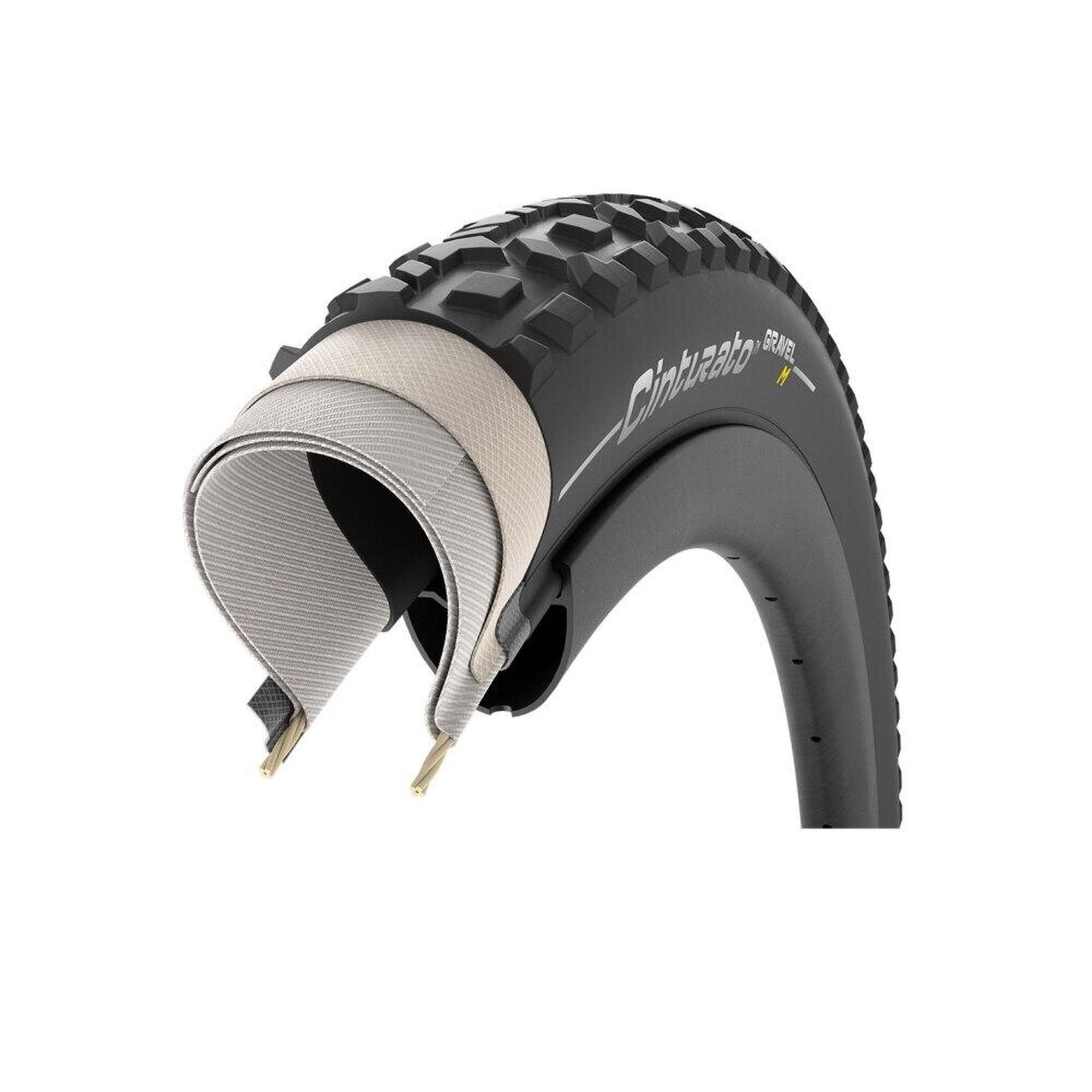 Pirelli - Pneu Cinturato™ Gravel Mixed Tlr - Pneu - Marron|ocre - 35-622 - Decathlon