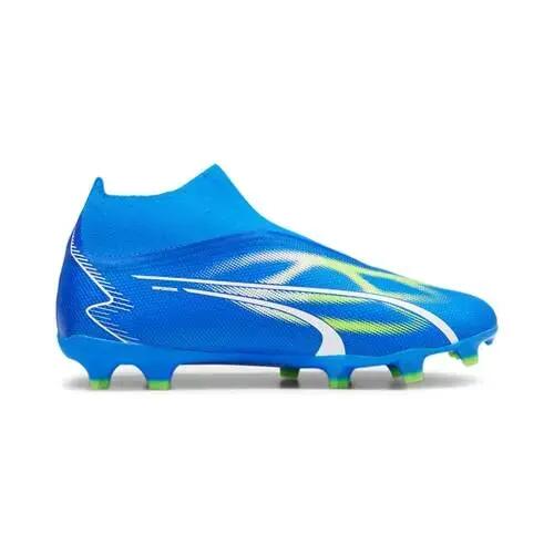 Mens Ultra Match Slipon Football Boots (Blue/Puma White/Green Pro)