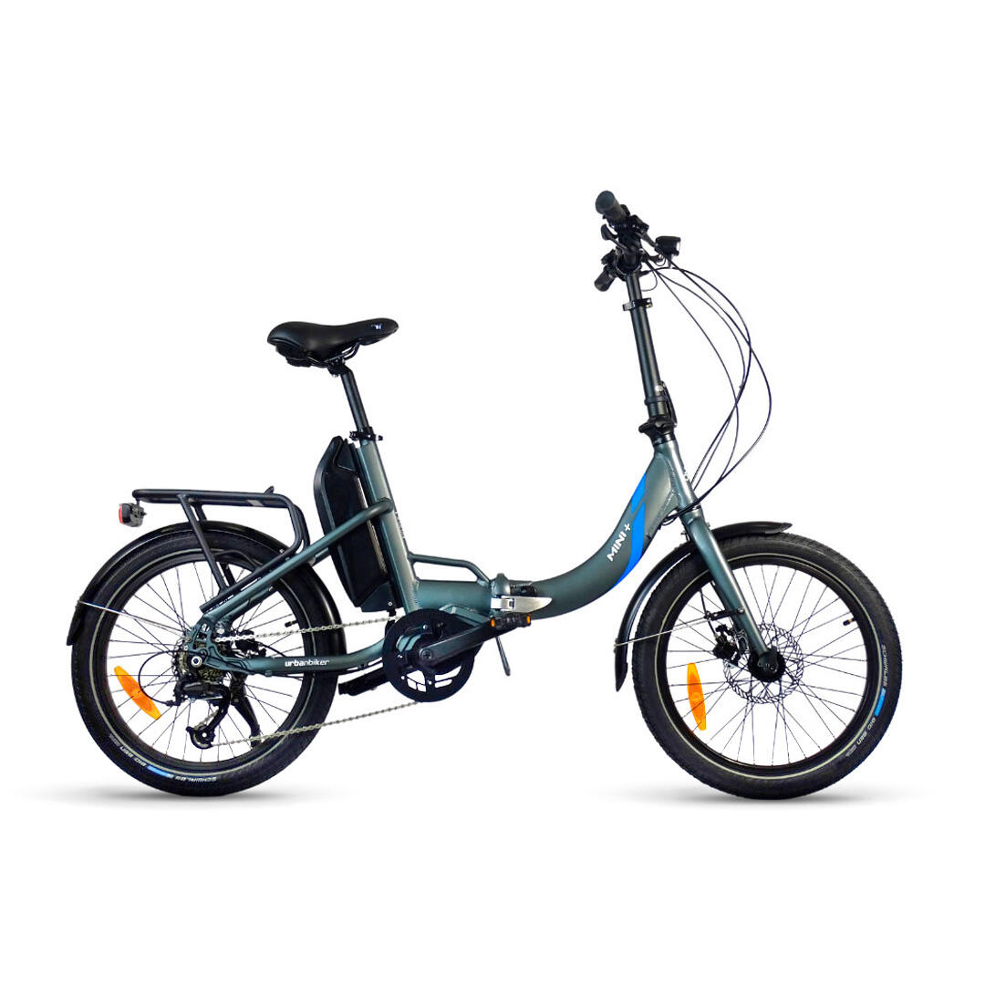 Urbanbiker - Urbanbiker Mini Plus | Vae Pliable | Moteur Central | 100km Autonomie | 20" - Vélo Pliant - Gris - S - Decathlon