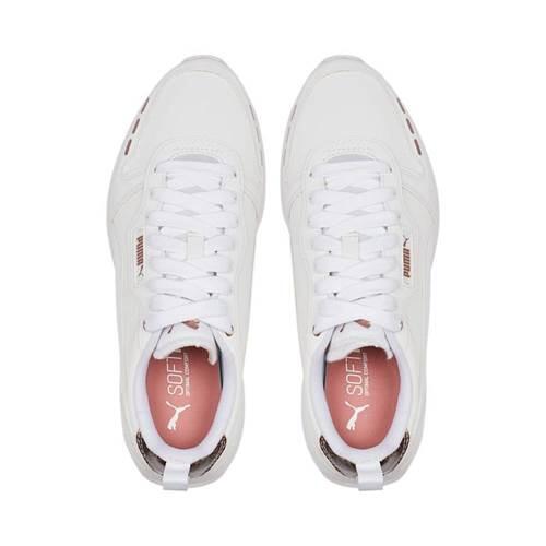 Chaussures Femmes Puma R78 Wns Raw Metallics blanc 3/5